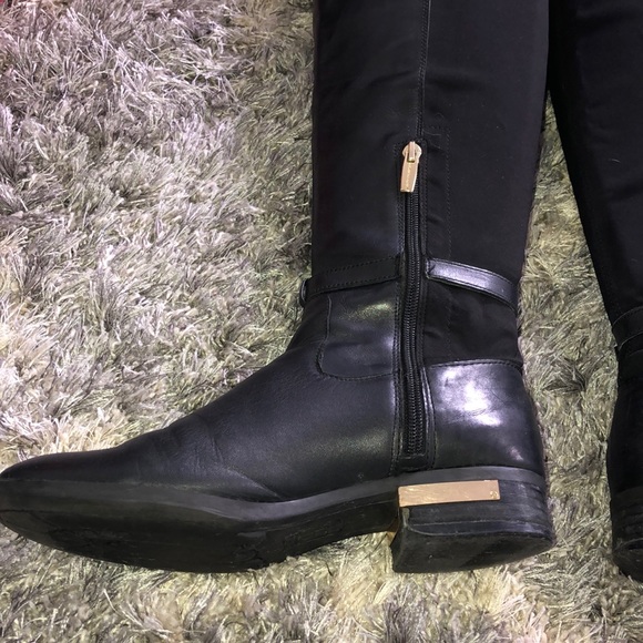 Vince Canuto black and gold tall boots - Picture 3 of 7